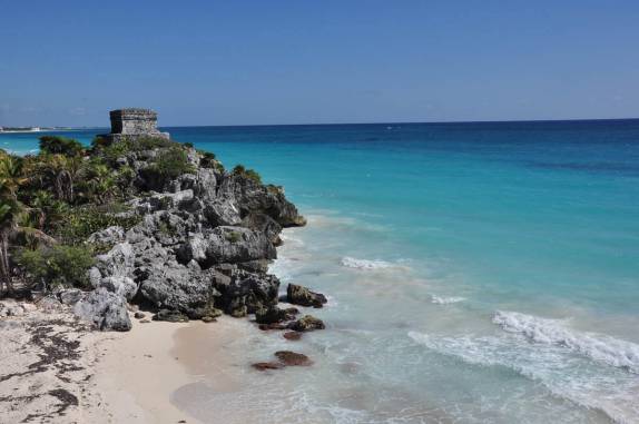 A combinação perfeita em Tulum: ruínas mayas e o mar caribenho! (na península do Yucatán, no México)